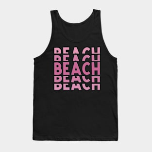 Pink Beach Tank Top